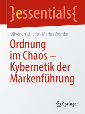 cover image of Ordnung im Chaos, Kybernetik der Markenführung